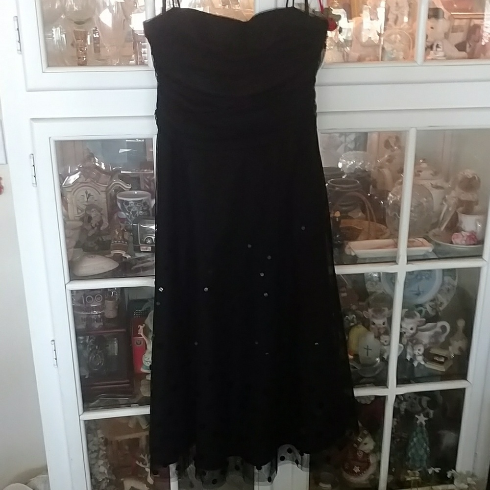 Black cocktail dress
